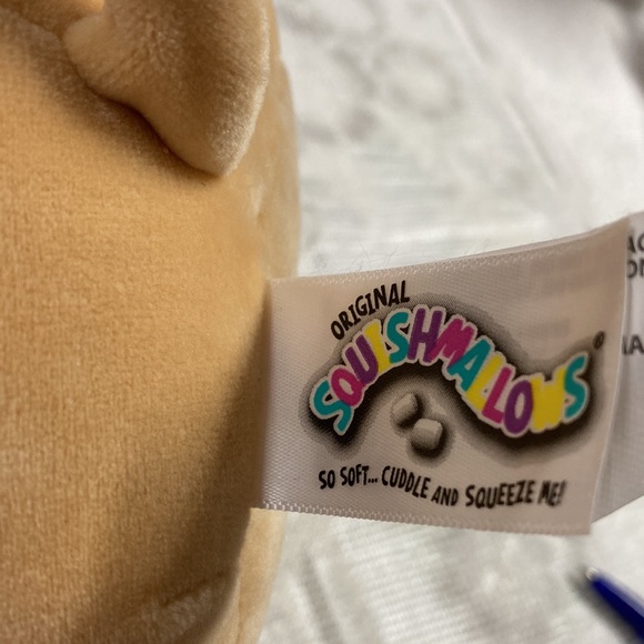 New Squishmallows Angie the Shiba Inu Dog Plush with Hearts on Her 5.5” NWT - Picture 6 of 8